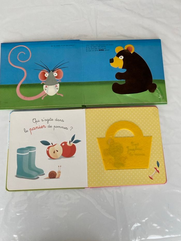 Lot de 4 Livres d’Éveil Bébé à Toucher / Livre Caresses - photo numéro 7