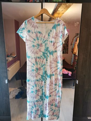 Robe longue avec poche bohème