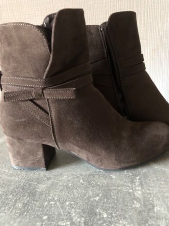 Bottines marron