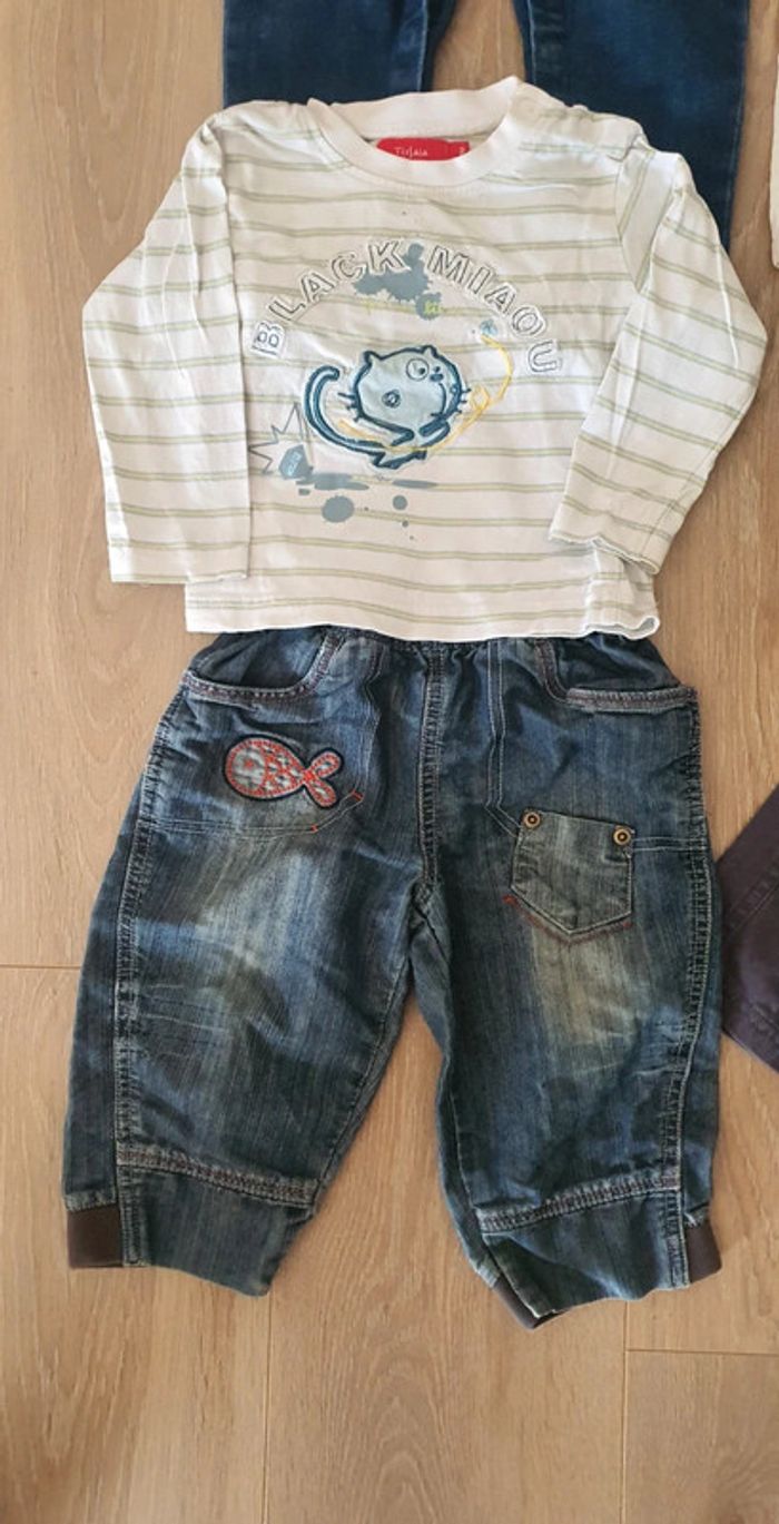 Lot 4 tenues été + 1pantalon jogging. 12mois - photo numéro 5