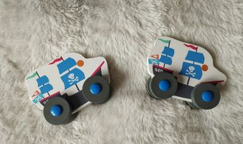 Lot voitures bois pirate 