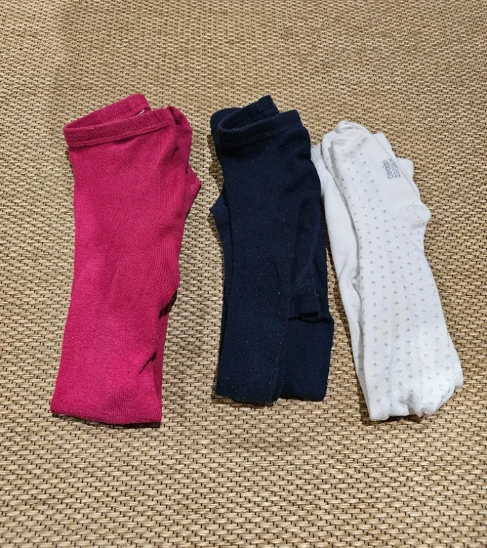 Lot de 3 Collant fille pointure 23/ 26