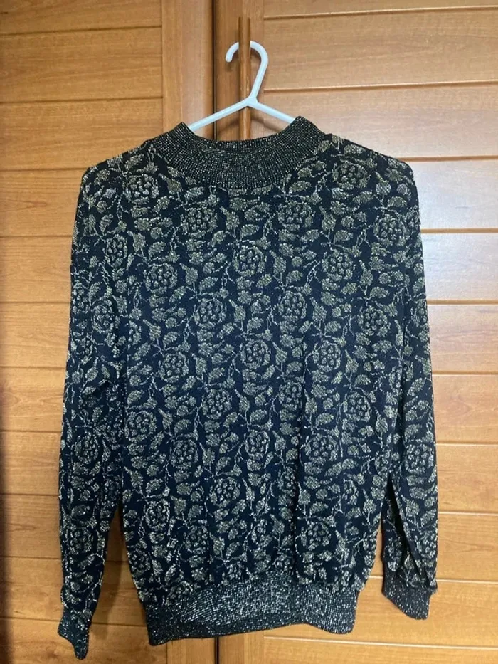 Pull femme m pailletée