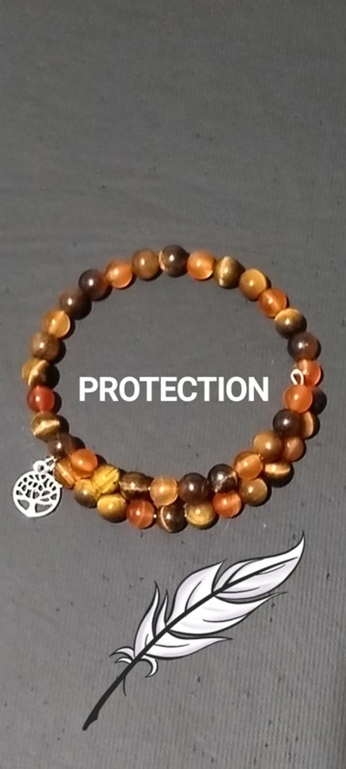 Bracelet de soins Lithotherapie Haute protection