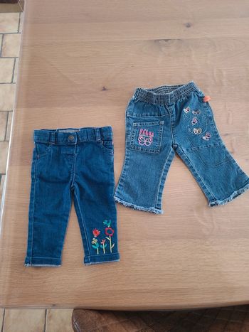 Lot 2 jeans 6 mois