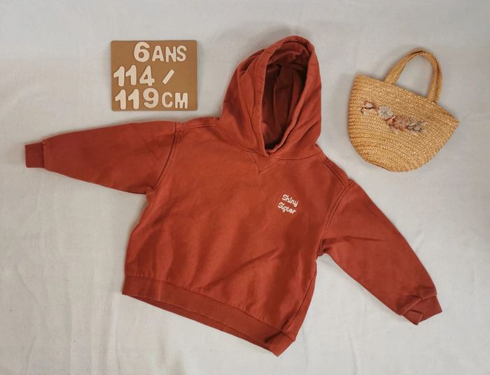 Sweat 👸 à capuche, kiabi,  6ans
