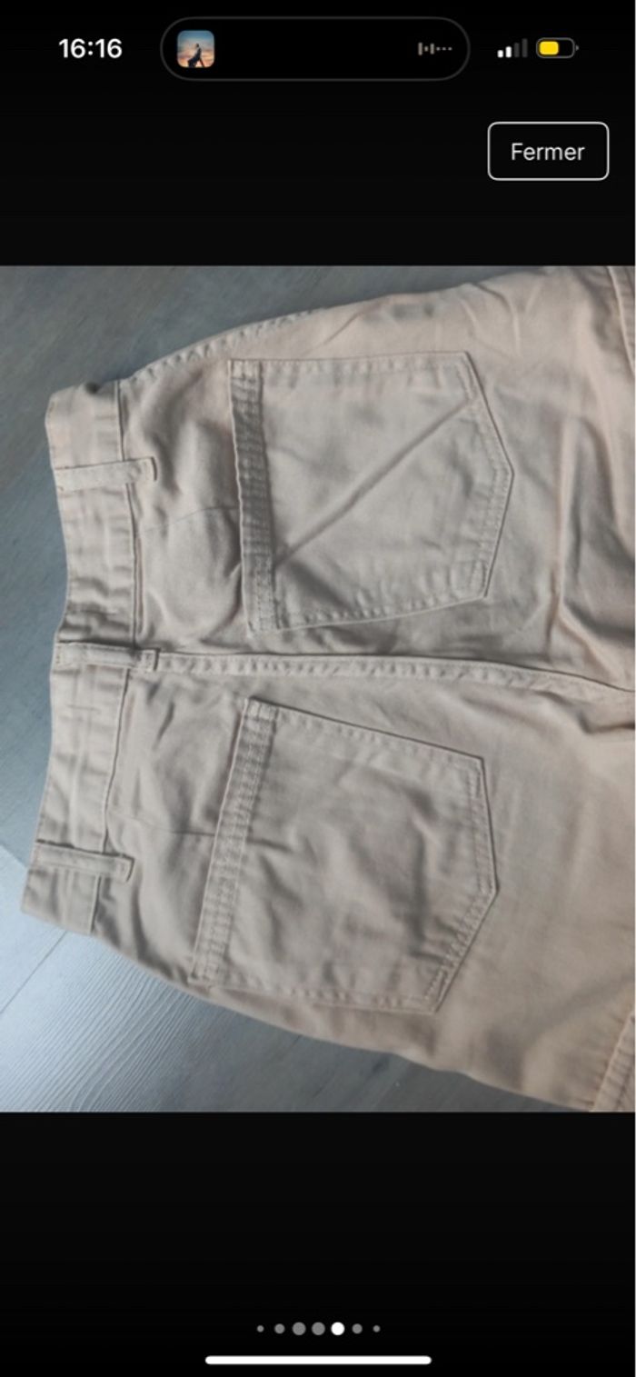 jeans cargo beige femme - photo numéro 7