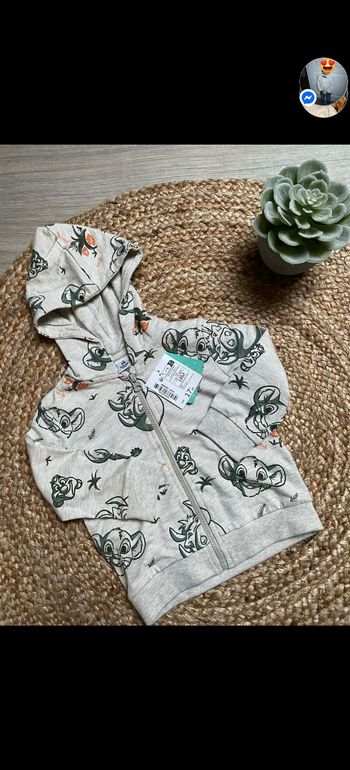 Veste roi lion 18 mois 