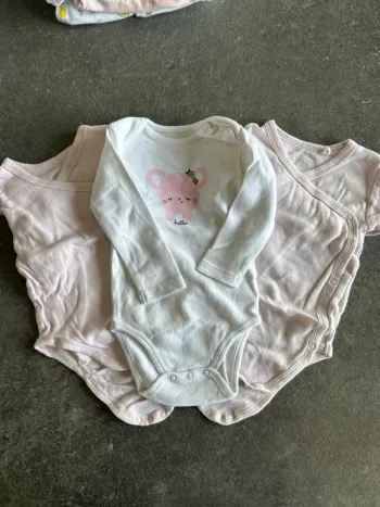 Lot de 3 bodys manches longues 6 mois