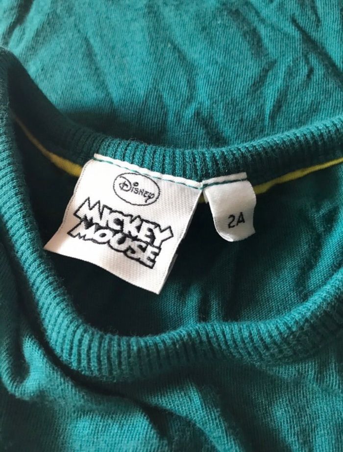 Débardeur vert 2 ans Mickey - photo numéro 3