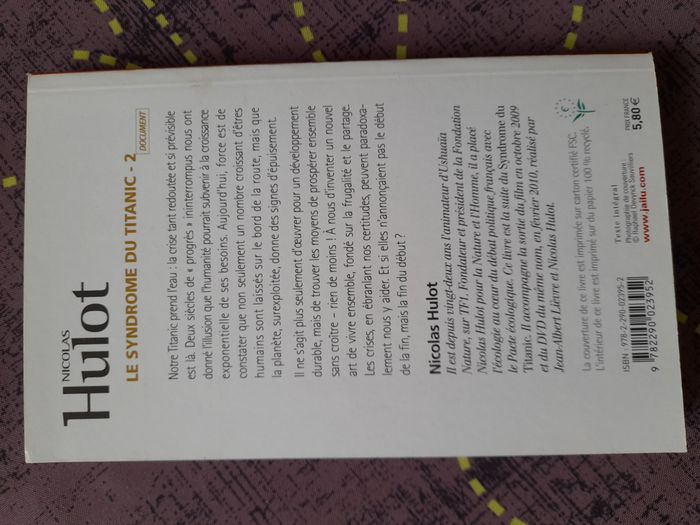 Le syndrome du titanic - 2 - photo numéro 2