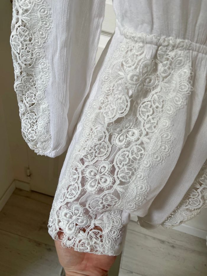 Combinaison short en dentelle - photo numéro 8