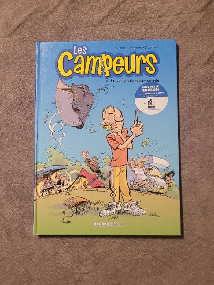 Les Campeurs - tome 02 - A la recherche du camp perdu Veerle Swinnen, Dugomier, Éric Maltaite