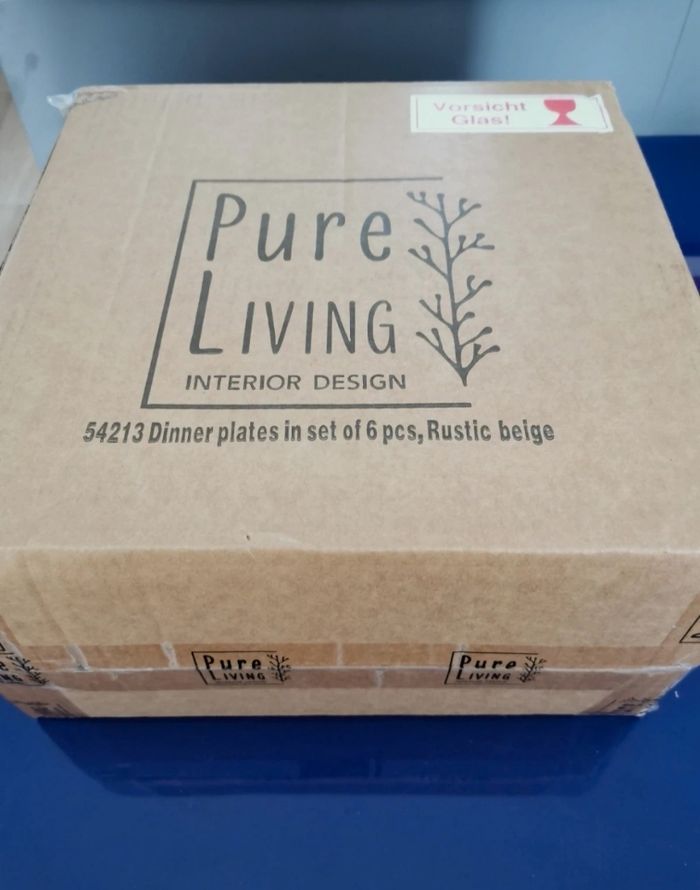 ASSIETTES PLATES RUSTIQUES BEIGE EN GRÈS - photo numéro 8