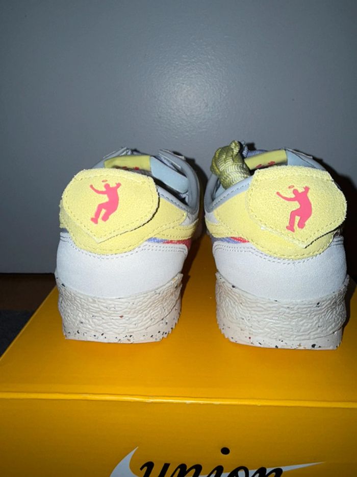 Nike Cortez Union SP Citron givré - photo numéro 7