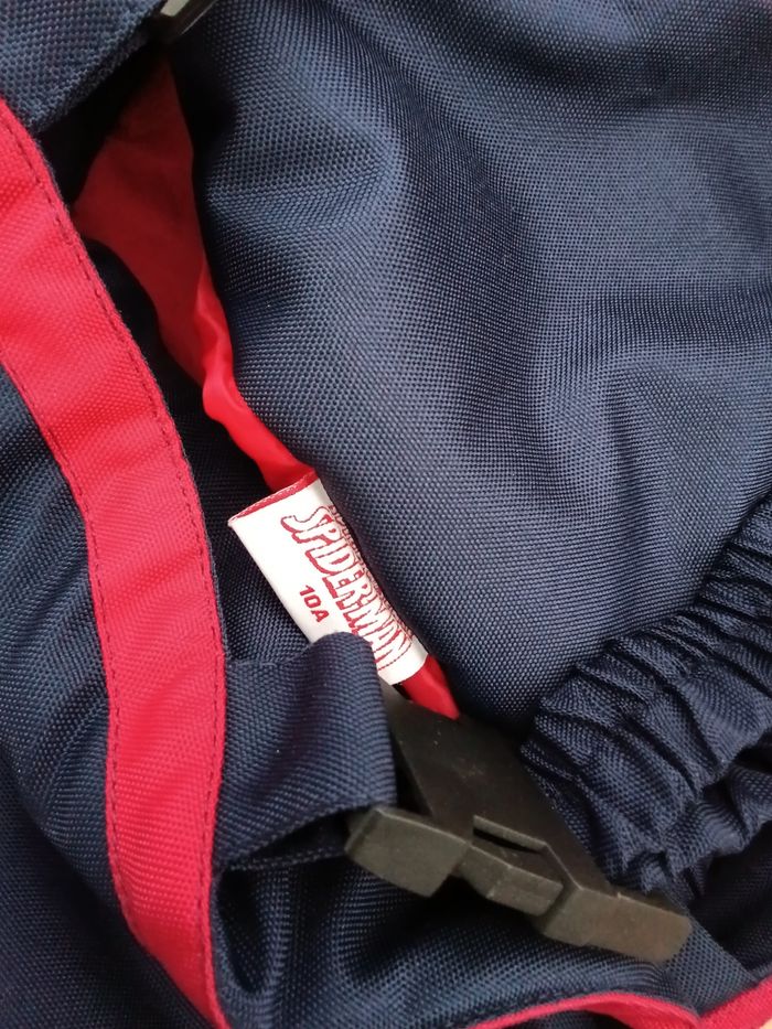 Combinaison de ski spiderman marine et multicolore - photo numéro 3