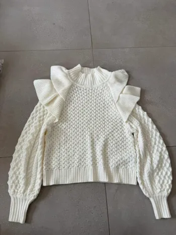 Pull blanc Asos, taille 36, très bon état