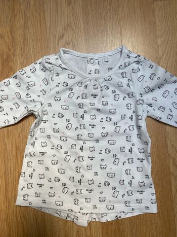 Tee-shirt manches longues petits chats