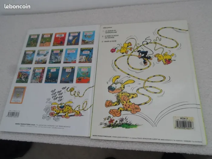 4 livres marsupilami 1 3 4 7 bien LIRE - photo numéro 3