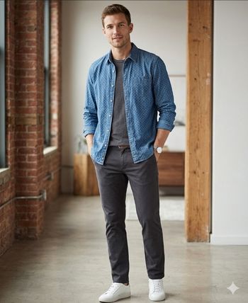 Chemise French Band M homme
