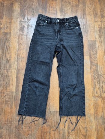 Jean fille jambes large noir gemo taille 10ans