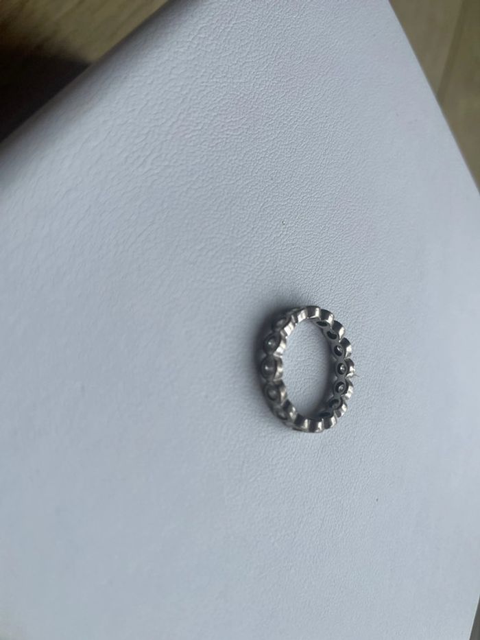 Bague argentée strass taille 50 - photo numéro 4