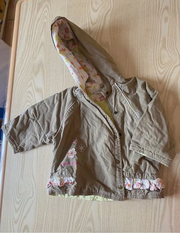 Blouson sucre d’orge fille 9 mois