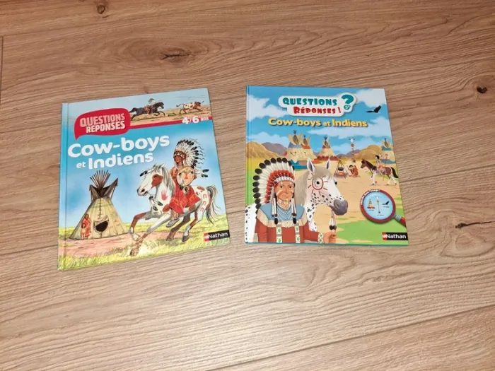 Lot de livre Cowboys et Indiens