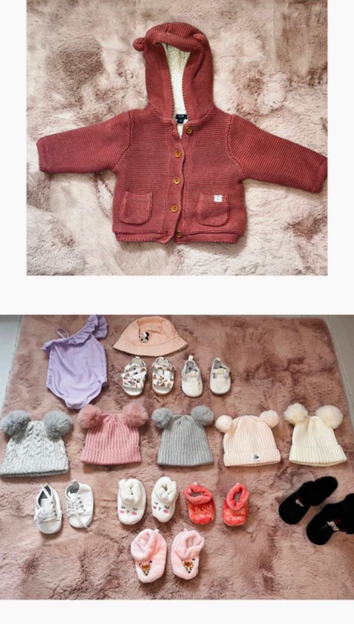 Lot 181 vêtements bébé fille 6 mois - photo numéro 9