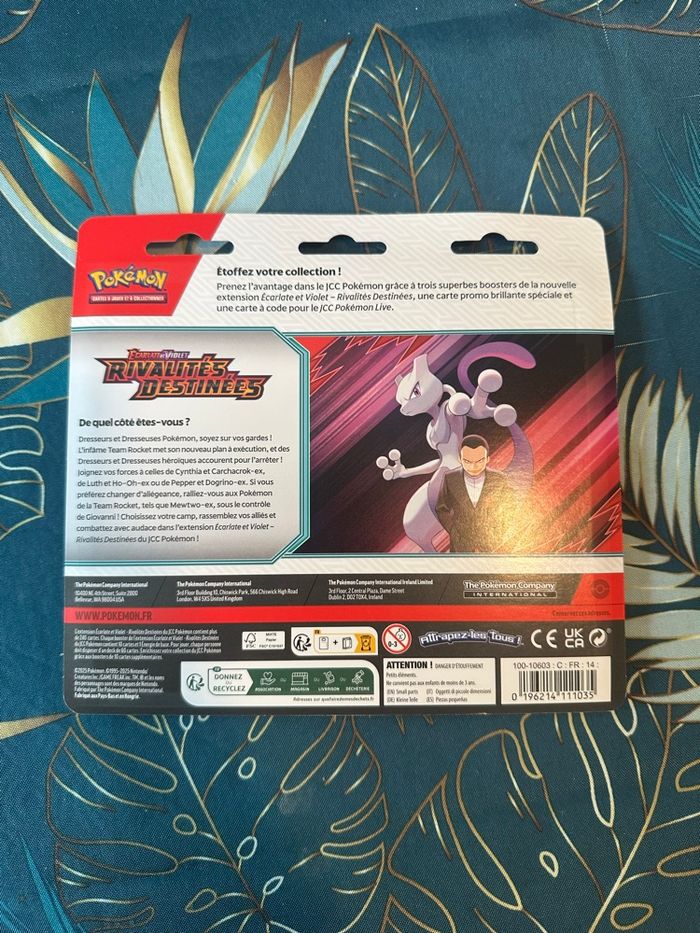 Pokemon Tripack Team Rocket – Rivalités Destinées (Kangourex) 1 - photo numéro 2