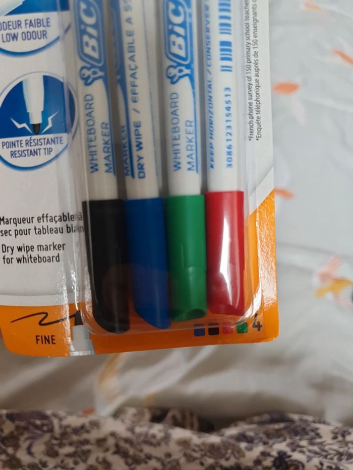 Lot de 4 feutres velleda - photo numéro 3