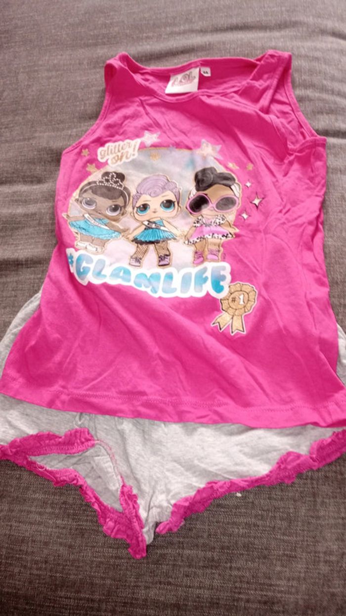 Ensemble débardeur short 9ans