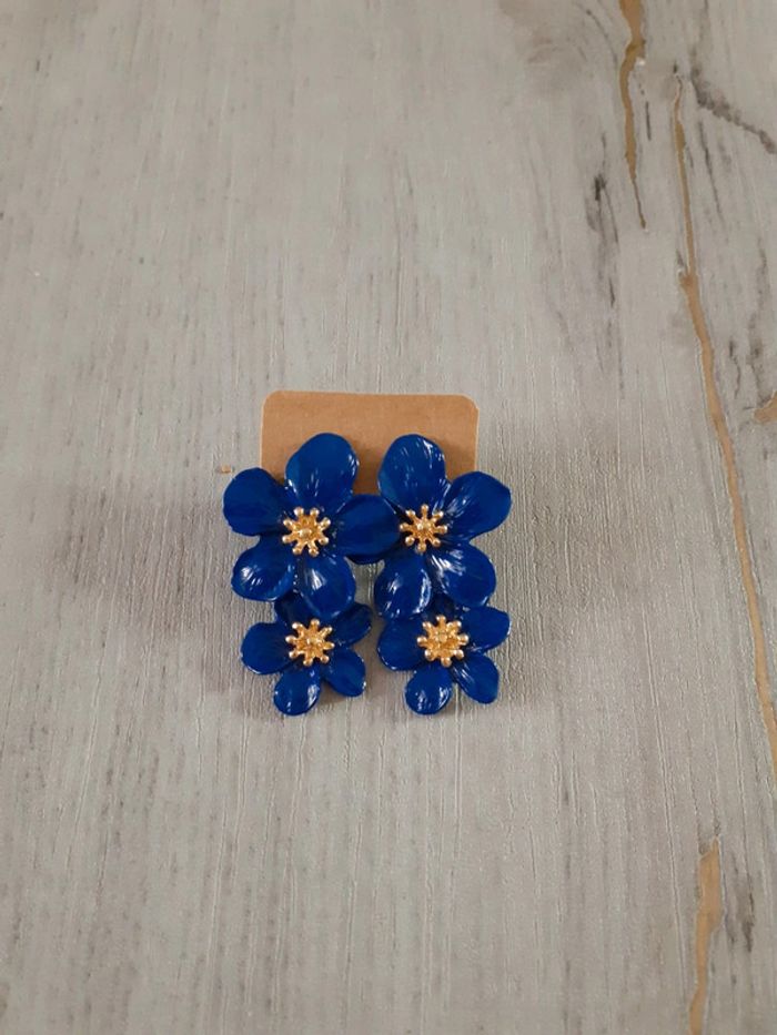 Boucles d'oreilles fleurs