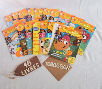 Lot 16 toboggan 📙 revues enfants 6 /8ans