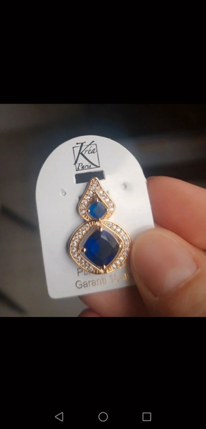 Pendentif plaqué or