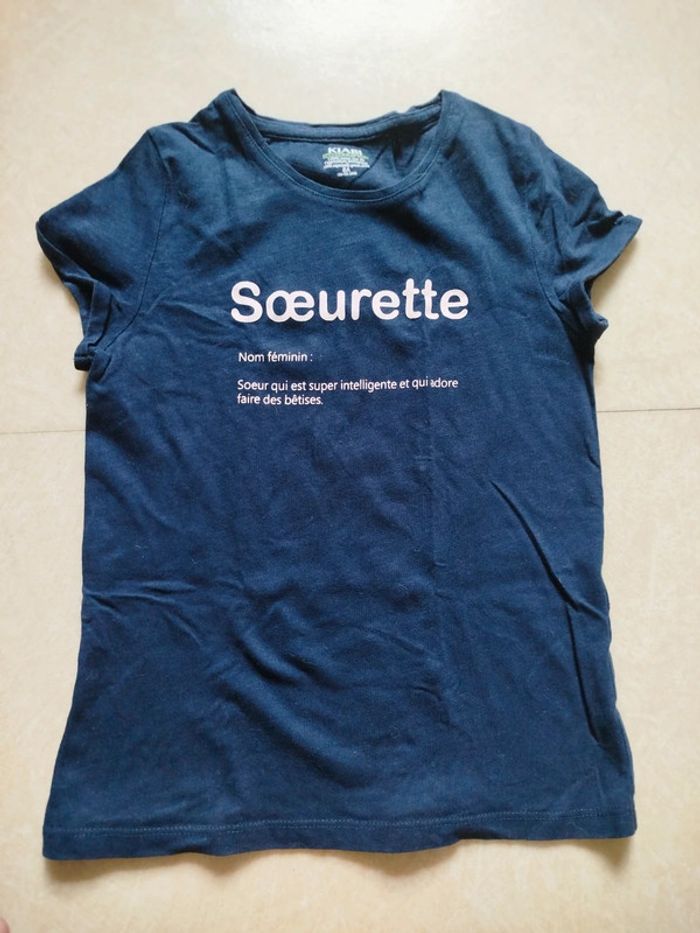 T shirt soeurette