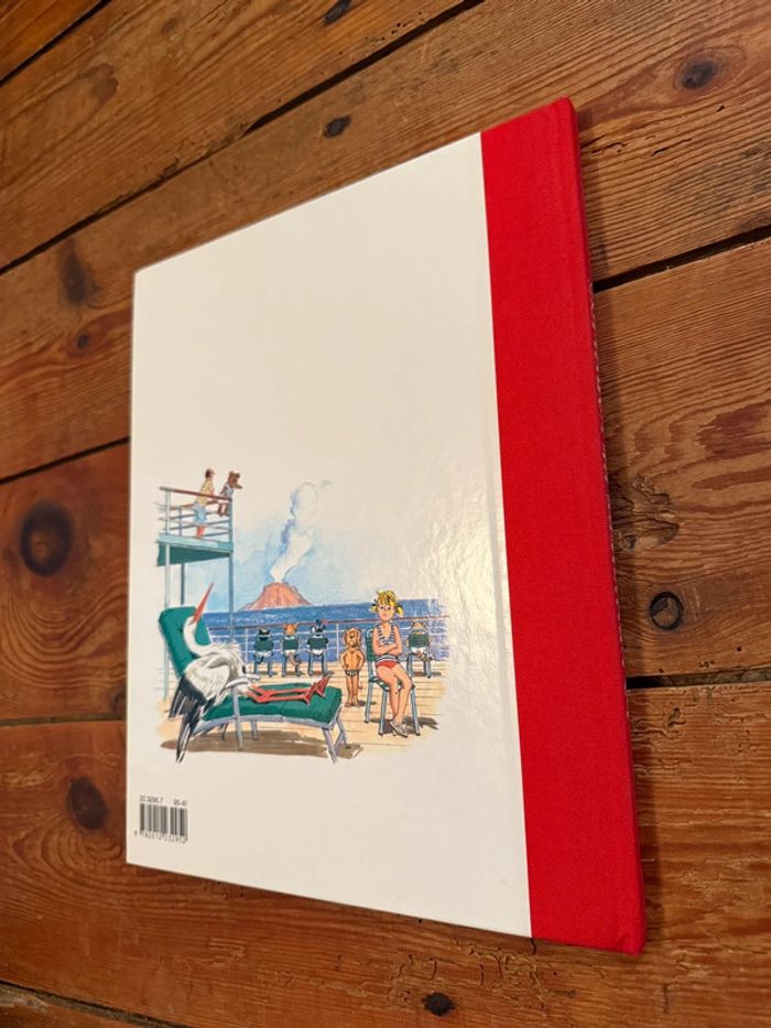 La croisière de Caroline édition limitée bord tissu rouge livre bd album Pierre Probst - photo numéro 2