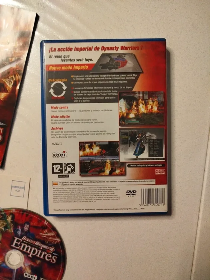 Dynasty warriors 4 empires PlayStation 2 ps2 - photo numéro 2