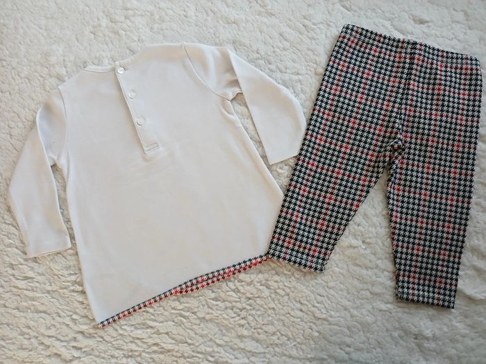 Ensemble Tee-shirt et legging taille 12 mois - photo numéro 2