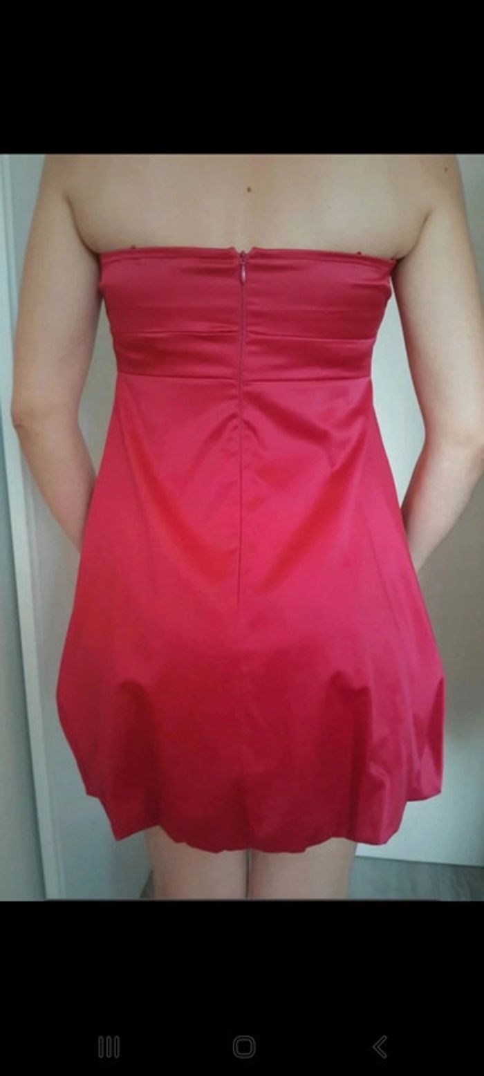 Robe de soirée rose fushia - photo numéro 2