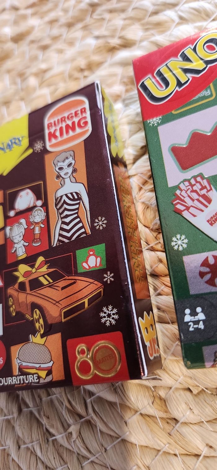 Jeux de cartes Uno & Pictionary Burger King - photo numéro 4