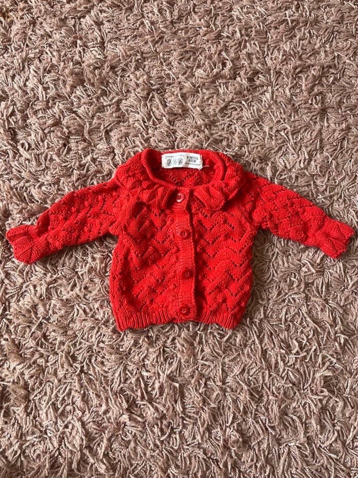 Gilet en maille fille