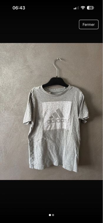 Teeshirt Adidas 10 ans