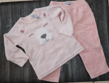 Pyjama polaire deux pièces FPC 18 mois