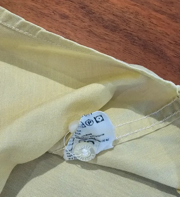 Chemisette Lacoste Taille M - photo numéro 9