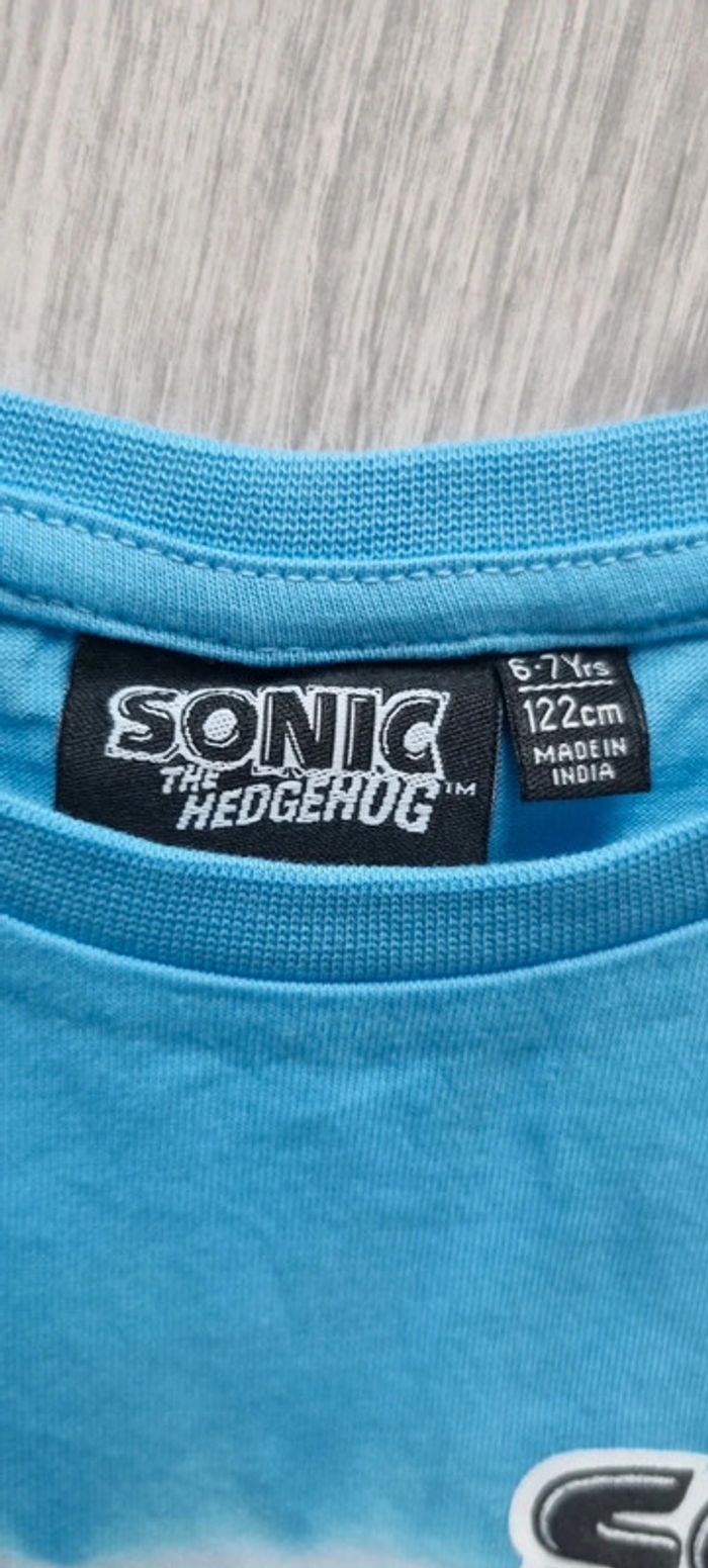 Tee-shirt MC Sonic 6/7ans 122cm neuf - photo numéro 3