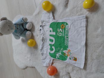 T-shirt bébé Tous Simplement 6 mois blanc