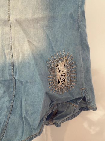 Chemise longue en jeans Jennyfer en S