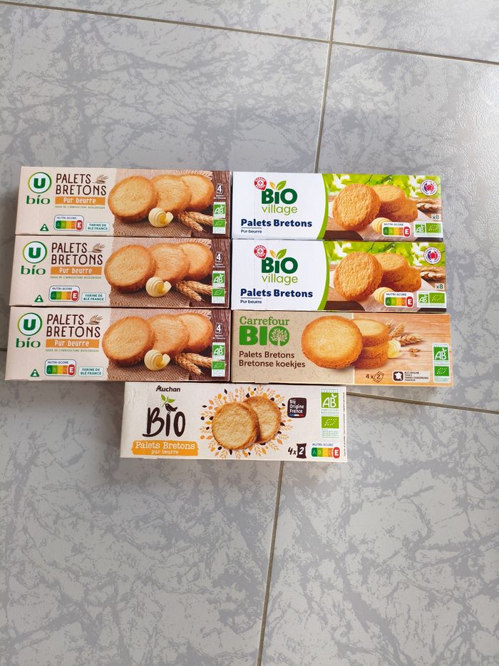 Lot palets bretons Bio