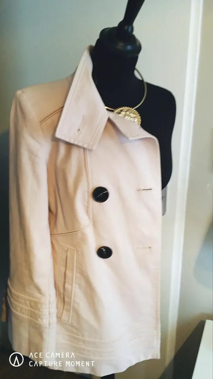 Veste rose poudré Zara - photo numéro 4